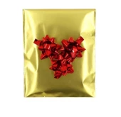 Metalize Kırmızı 4,5cm Yıldız-fiyonk Yapışkanlı Hediye Paket Süsü (20 ADET) thumbnail 2