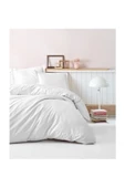 COTTON BOX 1825-CB ELEGANT STRIPE CK SATEN NEVRESIM TAKIMI BEYAZ - 1