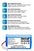 Bissell Ev675 2601N Uyumlu Robot Süpürge Bataryası (ORJİNAL KAPASİTE) 2600mAh - 3