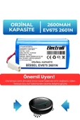Bissell Ev675 2601N Uyumlu Robot Süpürge Bataryası (ORJİNAL KAPASİTE) 2600mAh - 1