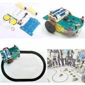 Çizgi İzleyen Çizgi Takip Eden Robot - Monteli Montajlı - 4