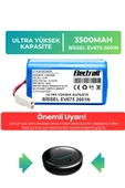 Bissell Ev675 2601N Uyumlu Robot Süpürge Bataryası (ULTRA YÜKSEK KAPASİTE) 3500mAh - 1