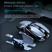 Monozone Mekanik Metal Kablosuz Mouse Böcek Tasarım 1600DPİ Ergonomik Tüm Yüzeyler İçin Sessiz Tıklama - 5