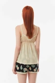 Avokado Desenli Şortlu Pijama Takımı - 5