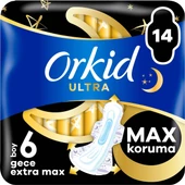 Orkid Ultra Gece Ekstra Max (Boy 6) 14 adet Hijyenik Ped - 4