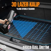 S-Dizayn Volkswagen T-Roc 3D Pro Bagaj Havuzu Üst Bagaj 2019 Üzeri A+ Kalite - 10
