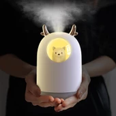 Monozone Humidifier  Hava Nemlidirici Buhar Difüzör  300ml LED Işıklı Oda Kokusu Taşınabilir - 2