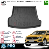 S-Dizayn Volkswagen T-Roc 3D Pro Bagaj Havuzu Üst Bagaj 2019 Üzeri A+ Kalite - 8