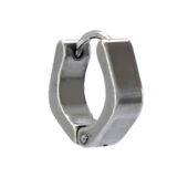 BZ 316L Çelik 5mm Beşgen Halka Küpe UNK-717 - 1