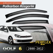 VW Golf 6 2008-2012 Cam Rüzgarlığı V2 Düz thumbnail 1
