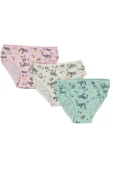 DİAMONDSTAR KIZ 4/11 YAŞ KARIŞIK DESENLİ SLİP KÜLOT - 1