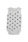 UNISEX 0/9 AY İNTERLOK YENİ YILDIZ BADİ - 1