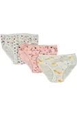 DİAMONDSTAR KIZ 4/11 YAŞ KARIŞIK DESENLİ SLİP KÜLOT - 1