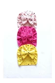 Diamondstar Kurdelalı Bebek Bone Bandana seti - 1