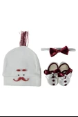 DİAMONDSTAR BEBEK PAPYON BERE PATİK SET - 1