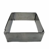 Ayarlanabilir Kare ve Çember Pasta Kek Pandispanya Kalıbı - 8