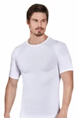 Berrak Erkek Elestan Sıfır Yaka Kısa Kol Badi Tişört 1024 - 3