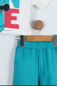 Kız Çocuk  Karekter  Baskılı Bisiklet Yaka 2/8 yaş Takımı - 3