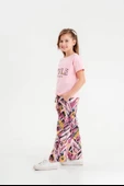 Kız Çocuk Style Baskılı Bisiklet Yaka 5/12 yaş Takımı - 1
