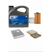 Gm Opel Astra J Benzinli Filtre Set Ve Gm 5W30 Motor Yağı 4lt dexos2 dpf - 1