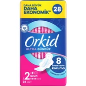 Orkid Ultra Uzun (Boy 2) 28 adet Hijyenik Ped - 2