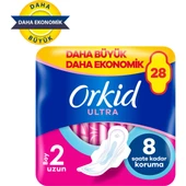Orkid Ultra Uzun (Boy 2) 28 adet Hijyenik Ped - 1
