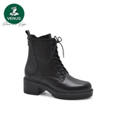 VENÜS 2454603K PLATFORM TOPUK HAFİF DERİ KADIN POSTAL BOT thumbnail 3