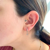 BZ Zirkon Taşlı Tasarım Minimal UNK-734 - 2