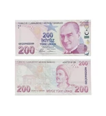 100 Adet Geçersiz 200 Lira Şaka Düğün Parası Düğün Nişan Sünnet Kına Asker Eğlencesi Parası - 2