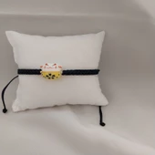 El Yapımı Murano Maneki Neko Şans Kedisi Bileklik - 3