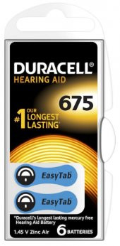 Duracell 675 Numara Pil Kulak İçi İşitme Cihazı Pili 2 Paket-Toplam 12 Adet Pil - 2
