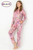 DoReMi Rosy Uzun Kollu Bayan Pijama Takımı thumbnail 2