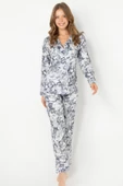 DoReMi Mist Flower Uzun Kollu Bayan Pijama Takımı - 1