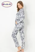 DoReMi Mist Flower Uzun Kollu Bayan Pijama Takımı thumbnail 11