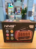 Nostaljik Radyo Yüksek Hassasiyet USB Radyo Bluetooth Özellikli TWS Fonksiyonlu Radyo NS NS-8128BT - 5