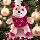 Uyku Arkadaşı Peluş Ayıcık 35 cm Pembe - 1