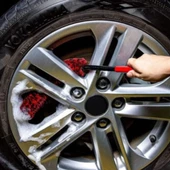 Temizlik Fırçası Ergonomik Sap Oto Jant Egzoz 3 'lü Set Bükülebilen Peluş Detaylı Temizlik Fırçası - 4