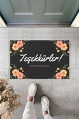 Dijital Baskı Kişiye Özel İç Kapı Dekorasyon Paspas  PS11212 - 3