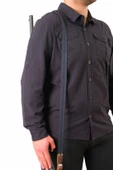 Tüfek Askı Kayışı - Savage - 3 cm Kolon - Lacivert/Siyah - 2