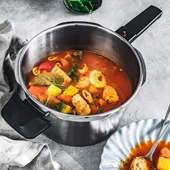 Fissler Vitaquick Premium Cam Kapaklı 6 lt + 3.5 lt Düdüklü Tencere Seti - 4