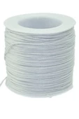 Paraşüt İpi, Bileklik-Kolye örgü ipi 1 mm 50 metre Gri - 2