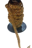 Silikonlu Yapıştırma Taş 1 cm Gold 1 Metre - 2