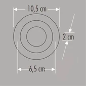 Cata 7W Beyaz - Mavi Panel LED Armatür CAT CT-5150B - 3