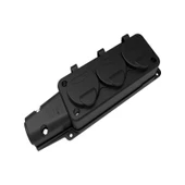 BEMİS Kauçuk IP54 Üçlü Grup Priz Monofaze  BK1-1402-3613 thumbnail 1