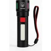 WellHise B15 Şarjlı Ledli Fosforlu EL Feneri - 1