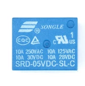 Songle 250V 10A SRD-12VDC-SL-C 5V DC Röle 5 Pin thumbnail 4