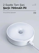WellHise L02 Usb Şarjlı Mıknatıslı Hareket Sensörlü Gece Lambası Dolap İçi Aydınlatma Lambası - 2
