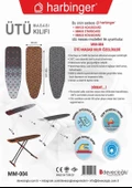 MM 004 Özel Keçeli Isıya Dayanıklı Ütü Masası Bezi Kılıfı - 1