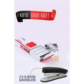 Büyük Zımba Teli 1 KUTU 1.000 Adet - 1