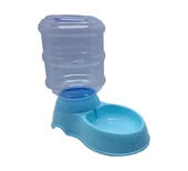 Kedi Köpek Hazneli Takviyeli Otomatik Su Kabı 3.5 Litre Mavi thumbnail 1